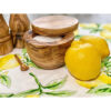 Olive Wood Salt Cellar - Image 2