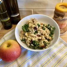 Apple, Quinoa, Kale Harvest Salad