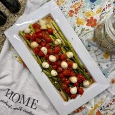 Asparagus Caprese Salad