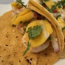 Green Chili & Mango Shrimp Tacos 2