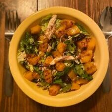 Harvest Salad with Chicken, Figs, and Butternut Squash