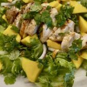 Spicy Thai Mango Chicken Salad